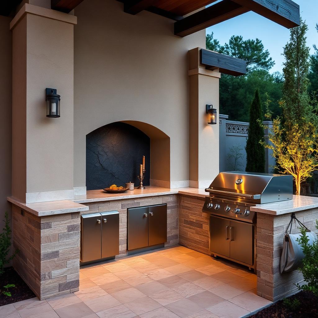 Stone BBQ Areas