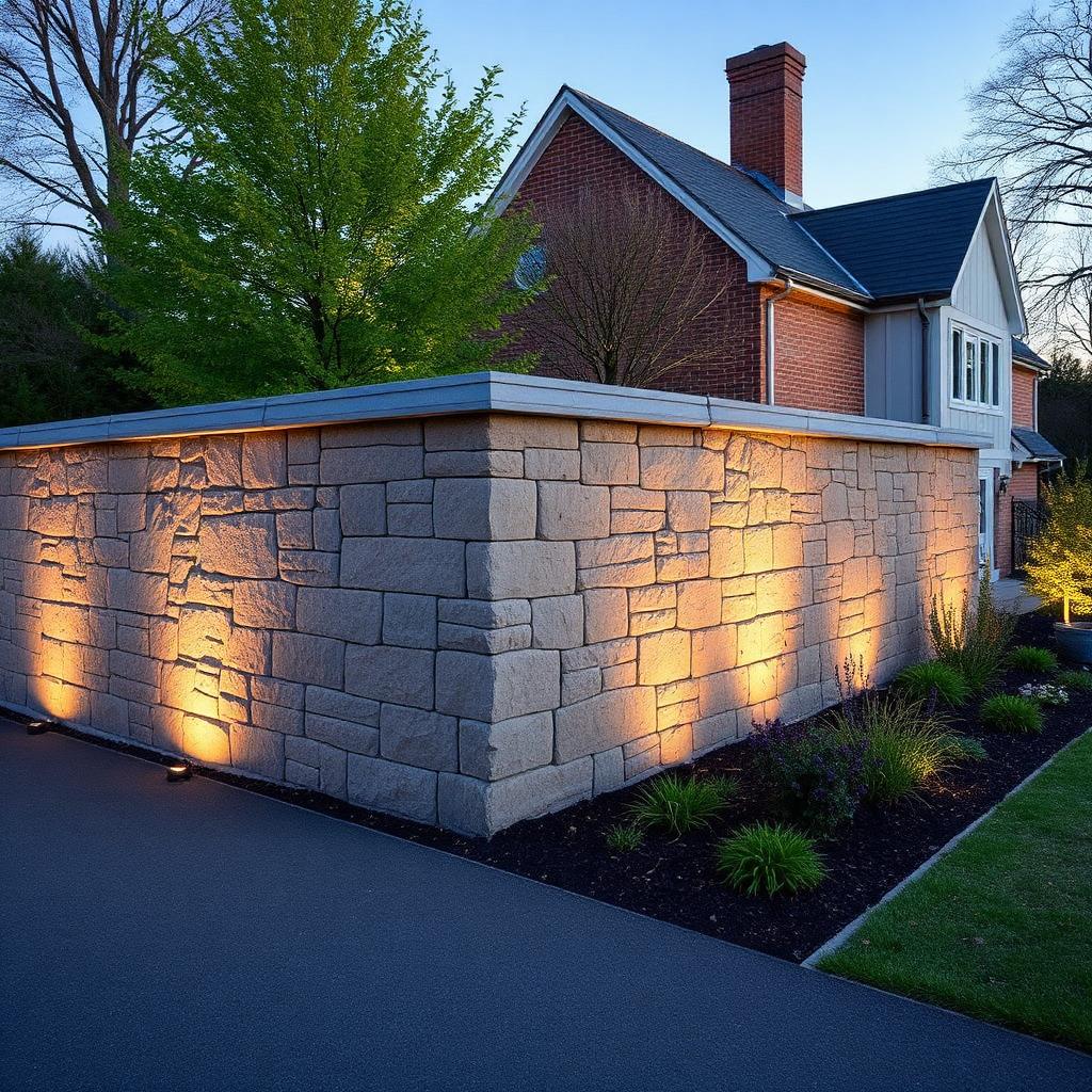 Villa Perimeter Stone Cladding — JVC