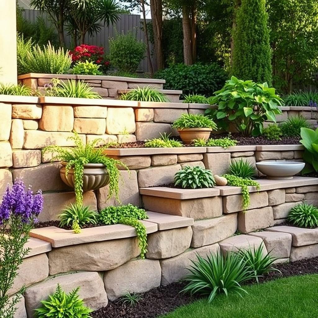 Curved garden enclosure
